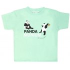 Little Green Radicals Pandamonium Baby Short Sleeve Tee (Toad Green)