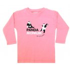 Little Green Radicals Pandamonium Kids Longsleeved Tee (Piglet Pink)