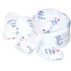 Little Green Radicals Radical Print Mittens, Booties And Hat Set