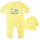 Little Green Radicals Stop The Wailing Gift Set (Lion Cub Yellow)