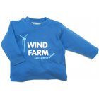 Wind Farm Baby Longsleeved Tee (Shark Blue)