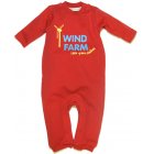 Little Green Radicals Wind Farm Playsuit (Fox Red)
