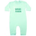 Little Green Radicals Wind Farm Playsuit (Toad Green)