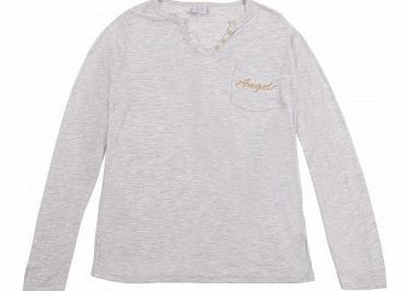 Little Karl Marc John Angel T-shirt Light grey `8 years,10 years,12