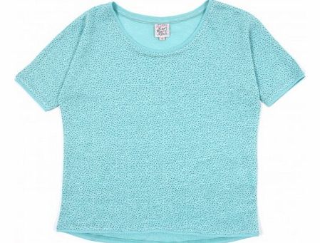 Little Karl Marc John Tappy T-shirt - Turquoise blue `10 years,12