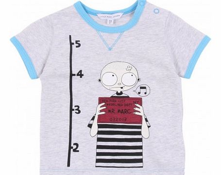 Little Marc Jacobs Little Marc Prisoner T-shirt Heather grey `3