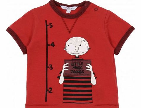Little Marc Jacobs Little Marc Prisoner T-shirt Raspberry red `3