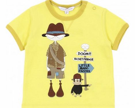 Little Marc Jacobs Little Marc Prisoner T-shirt Yellow `3 months