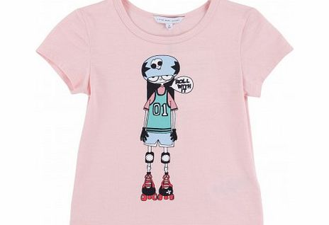Little Marc Jacobs Miss Marc Aloha T-shirt Pink `2 years,3 years,4