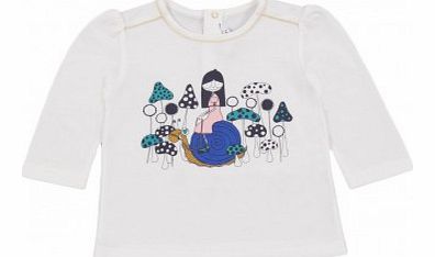 Little Marc Jacobs MissMarc T-shirt Ecru `3 months,6 months,12