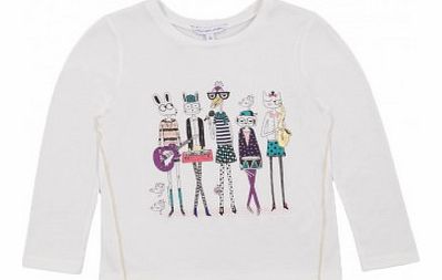 Little Marc Jacobs Music T-shirt White `2 years,3 years,4 years,5