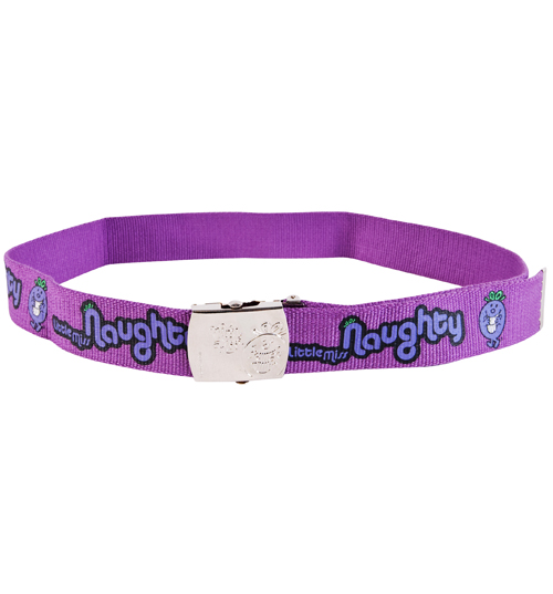 little miss Naughty Canvas Belt