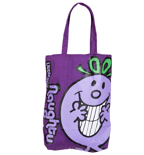 Little Miss Naughty Canvas Tote Bag
