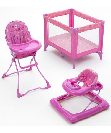 Little Shield COT/HIGHCHAIR/WALKER SET