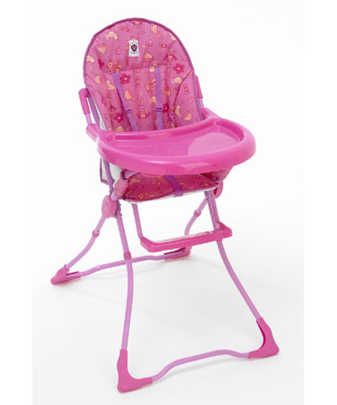 Pink Fold n Go highchair