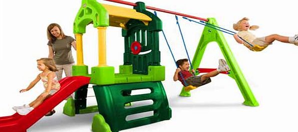 Little Tikes Clubhouse Swing Set Natural