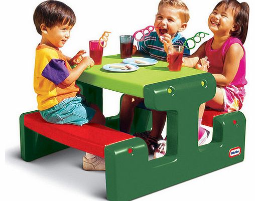 Little Tikes Junior Picnic Table - Green