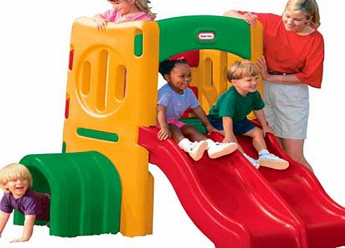 Little Tikes Outdoor Twin Slide Tunnel Climber