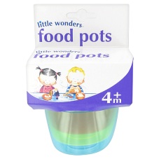 Little Wonders Food Pots 4m 
