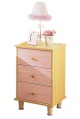 3-drawer bedside unit