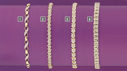 DIAMOND-SET KISSES BRACELET