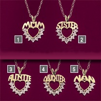 DIAMOND-SET MUM PENDANT