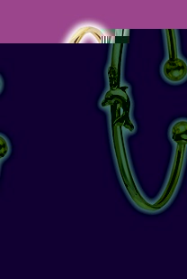 dolphin charm torque bangle