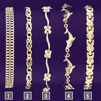 double-curb bracelet