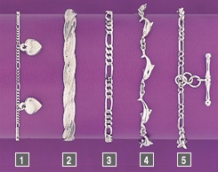 figaro charm bracelet