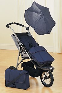 footmuff bag and parasol