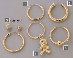 Littlewoods-Index HOOP EAR-RING