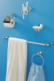 hudson 5-piece chrome bathroom set