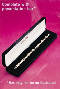 Littlewoods-Index silver cubic zirconia star t-bar bracelet