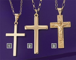 SOLID CROSS PENDANT