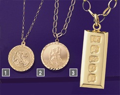 st. christopher pendant