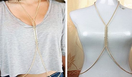 Live It Style It New Body Chain Jewellery Bikini Waist Gold Belly Sexy Beach Harness Slave Necklace