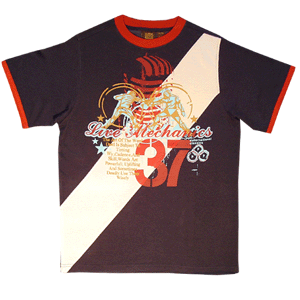 Live Mechanics Chest Stripe Tee