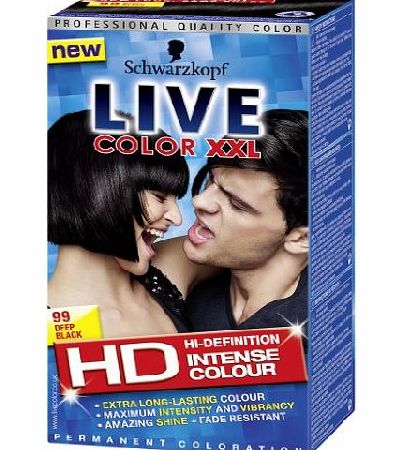 LIVE XXL Schwarzkopf LIVE Color XXL 99 Deep Black
