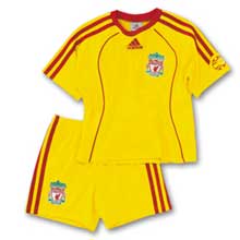 Liverpool Adidas 06-07 Liverpool away Mini Kit
