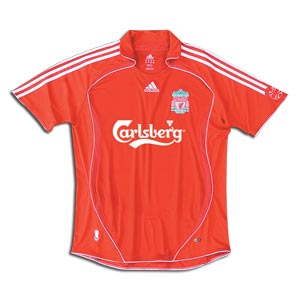 Liverpool Adidas 07-08 Liverpool home (with Champions League