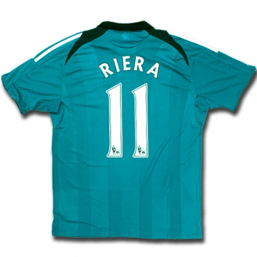 Adidas 08-09 Liverpool 3rd (Riera 11)