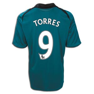 Adidas 08-09 Liverpool 3rd (Torres 9)