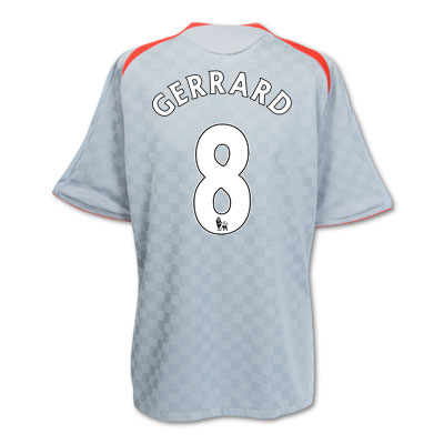 Adidas 08-09 Liverpool away (Gerrard 8)