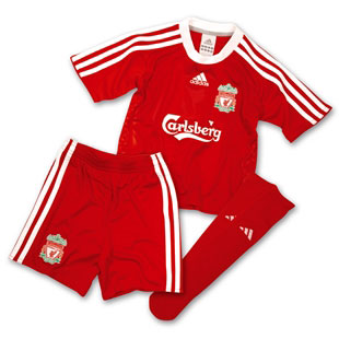 Adidas 08-09 Liverpool home Baby Kit
