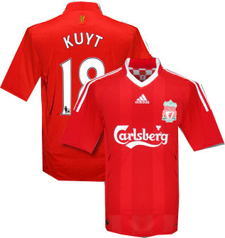 Adidas 08-09 Liverpool home (Kuyt 18)