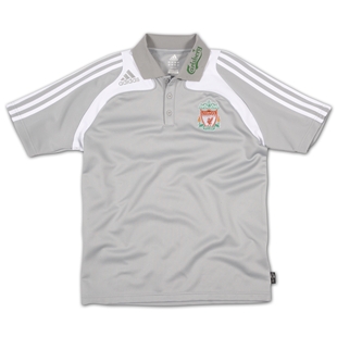 Liverpool Adidas 08-09 Liverpool Polo Shirt (onyx/white)