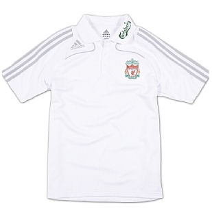 Adidas 08-09 Liverpool Polo Shirt (white)