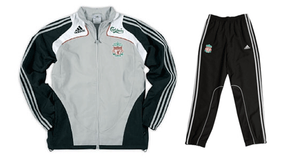 Liverpool Adidas 08-09 Liverpool Presentation Tracksuit (grey)