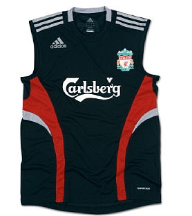Liverpool Adidas 08-09 Liverpool Sleeveless Top (black)