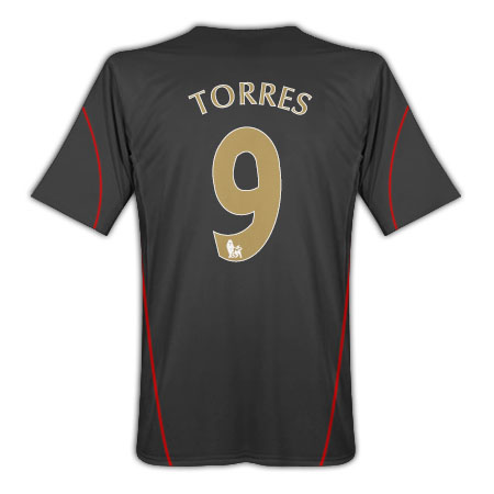 Liverpool Adidas 09-10 Liverpool away (Torres 9)